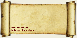 Tijana Živanović vizit kartica